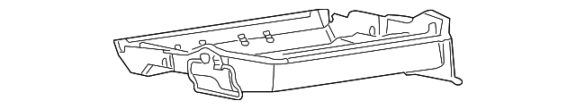 10388124 Деталь SEAT FRAME, RIGHT