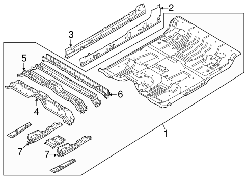 F-150 FLOOR - CAB