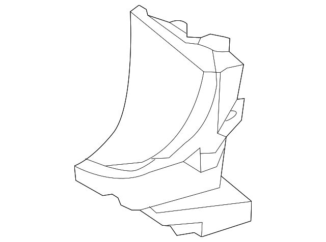166-505-03-30 Деталь UPPER DUCT, LEFT