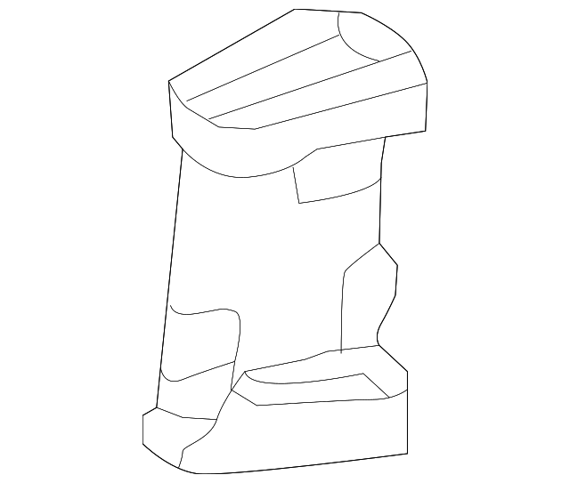 166-505-18-30 Деталь LOWER DUCT, RIGHT