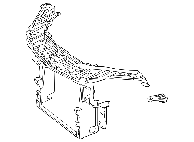 166-620-59-01 Деталь RADIATOR SUPPORT