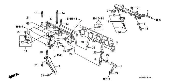 CIVIC COUPE INTAKE MANIFOLD (2.0L)
