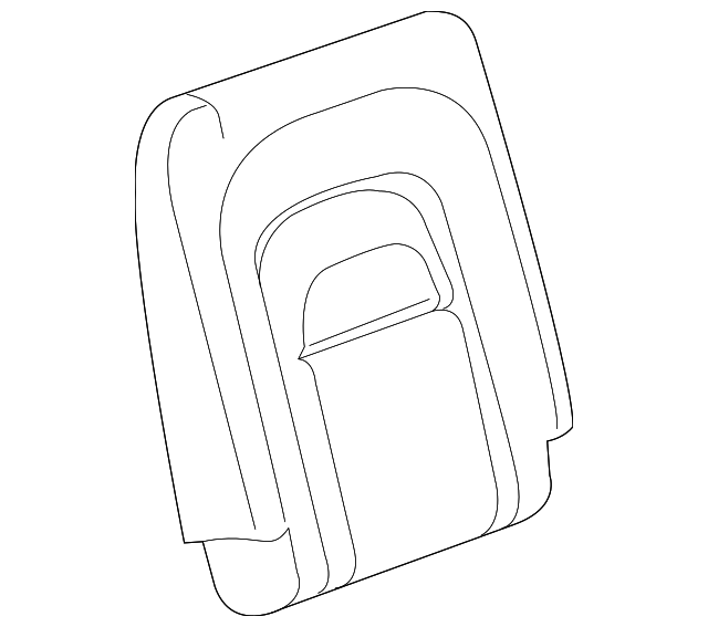 23455716 Деталь SEAT BACK COVER