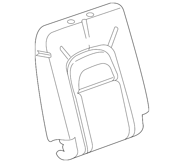 23120424 Деталь SEAT BACK PAD