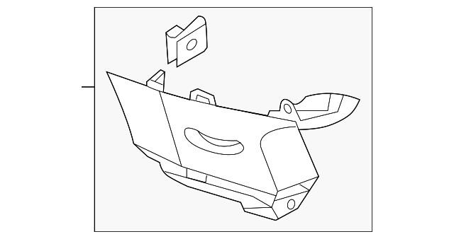 EB5Z-7831010-AA Деталь REAR PILLAR TRIM, RIGHT