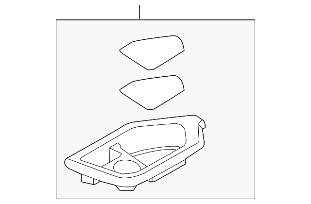 BB5Z-7813560-AC Деталь CUP HOLDER, RIGHT