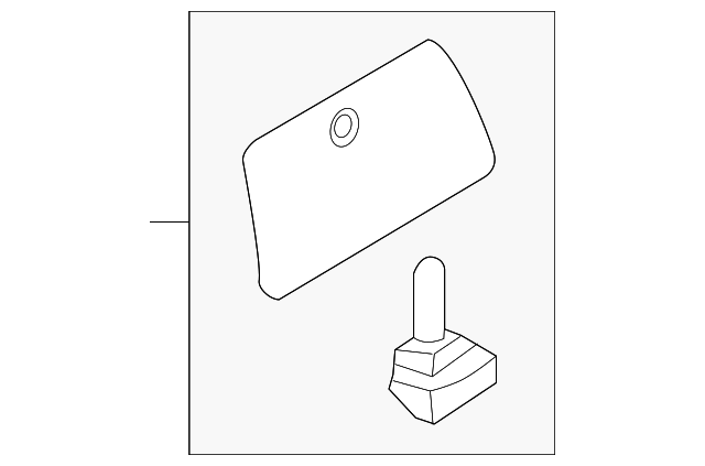BB5Z-7846140-AA Деталь STORAGE BOX DOOR, RIGHT