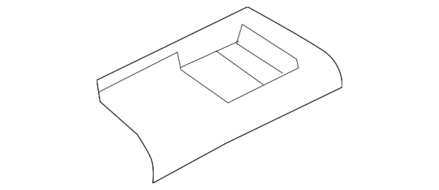 BB5Z-78312A28-AA Деталь QTR TRIM PANEL LOWER COVER, RIGHT