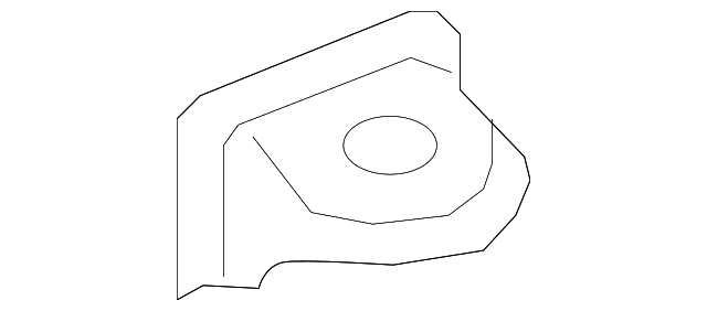 951201LA0A Деталь CAB MOUNT BRKT, LEFT