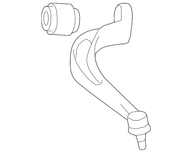 8K0-407-693-R Деталь RR LWR CNTL ARM, LEFT