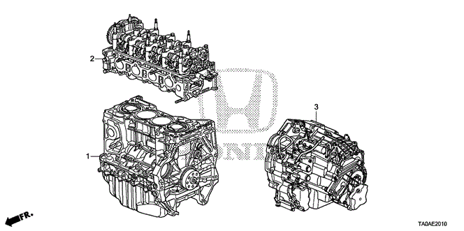 ENGINE/ENGINE ASSY. - TRANSMISSION ASSY. (L4) for 2012 Honda ACCORD SEDAN #1