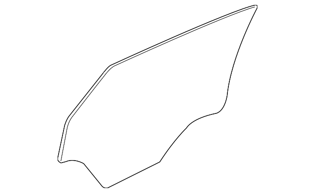 20816094 Деталь DOOR GLASS, LEFT