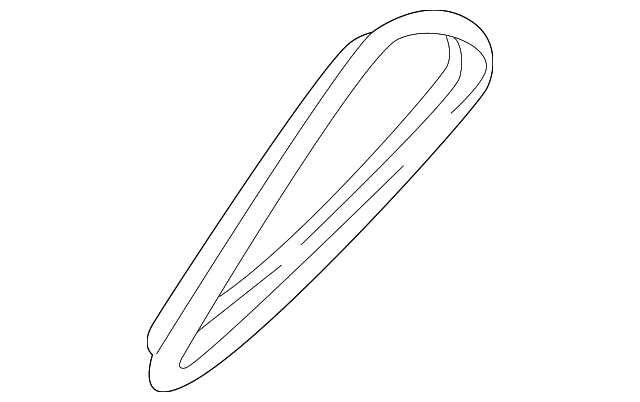 82272-2Y020 Деталь WEATHERSTRIP, RIGHT
