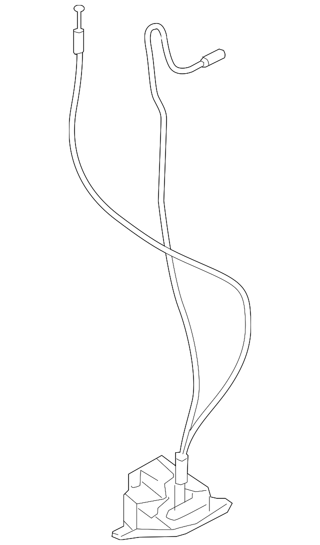 51-22-7-291-031 Деталь LOCK CABLE, LEFT
