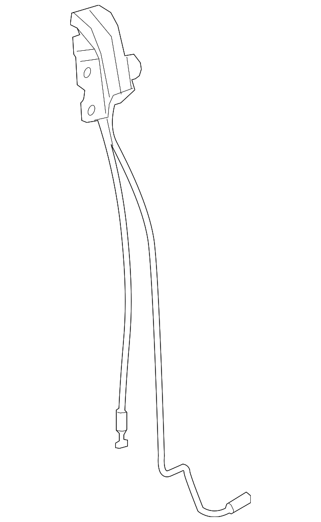 51-22-7-291-033 Деталь LOCK CABLE, LEFT