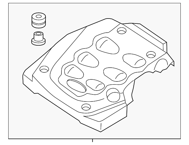 14041CL00B Деталь ENGINE COVER