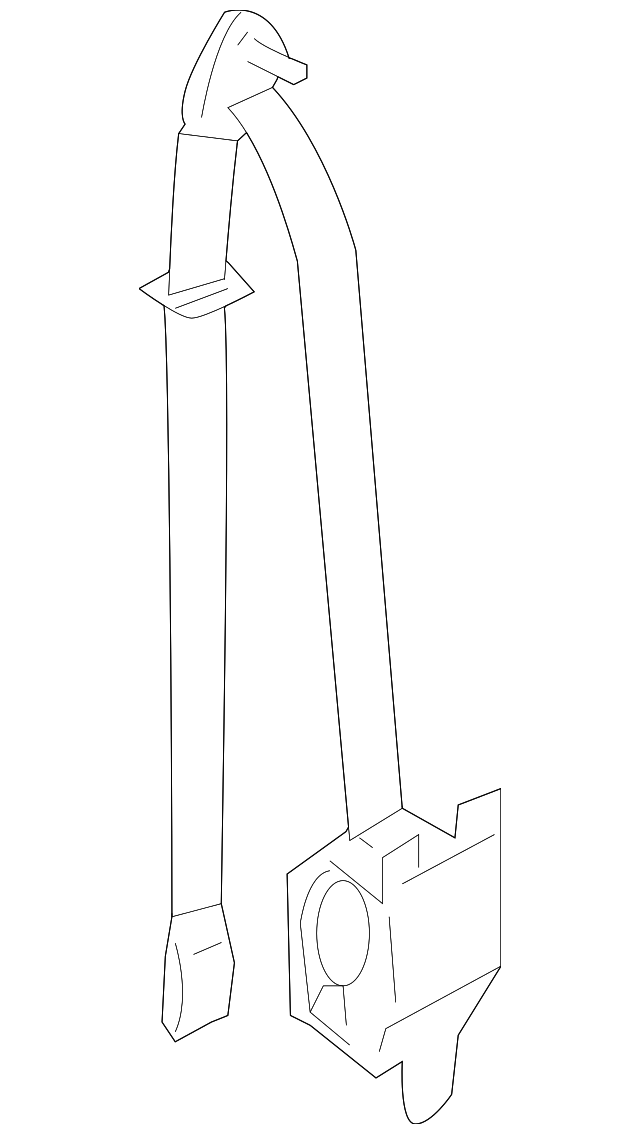 F1Y1-57-L30-02 Деталь SEAT BELT ASSY, RIGHT