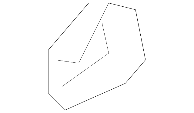 F151-57-638A Деталь CAP, LEFT