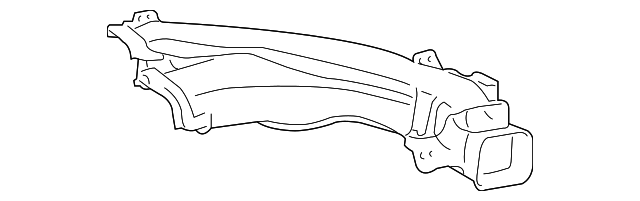55844-47060 Деталь DEFROSTER DUCT, RIGHT
