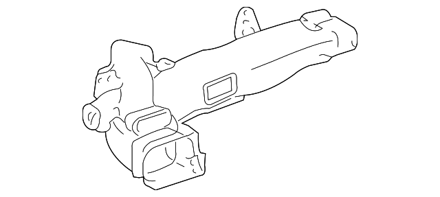 55845-47040 Деталь DEFROSTER DUCT, LEFT