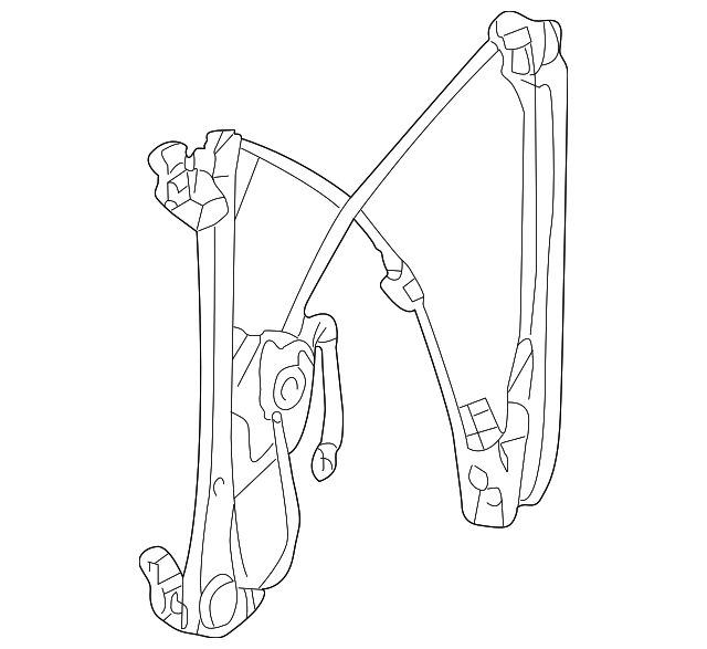 4B0-837-461-C Деталь REGULATOR, LEFT