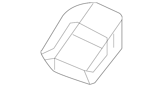 87215-B1000 Деталь ROOF MOLDING END CAP, RIGHT