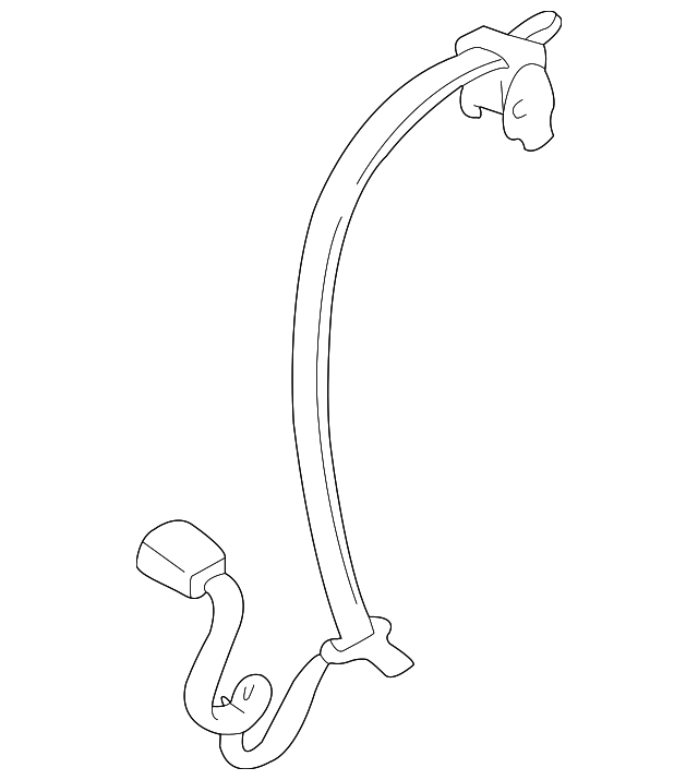 64681AG00AJC Деталь CENTER SEAT BELT