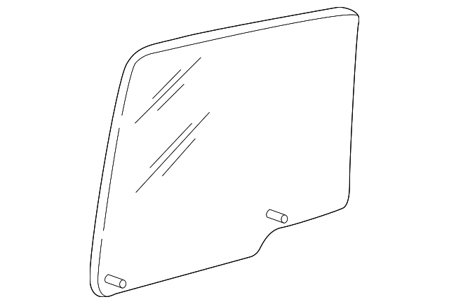 F75Z-7825713-CA Деталь DOOR GLASS, LEFT