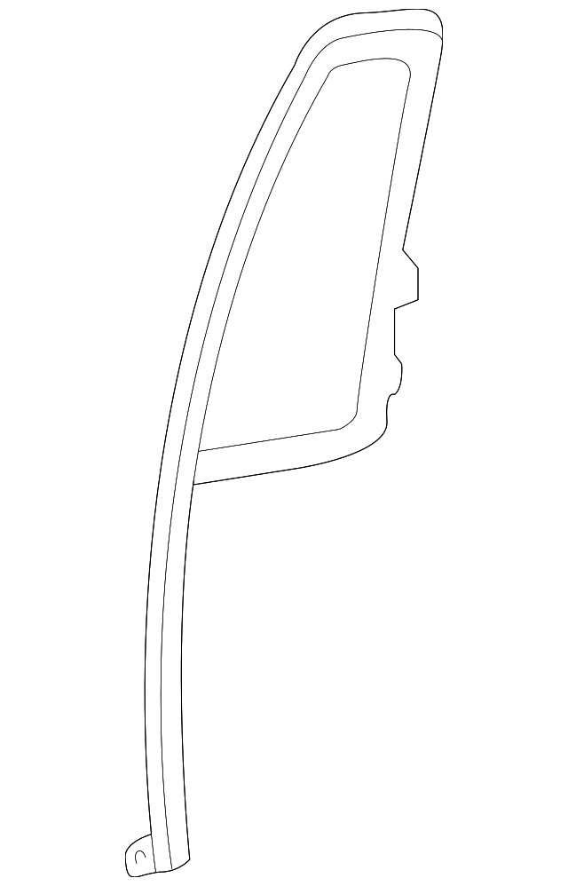 F85Z-7825380-BA Деталь VENT GLASS, RIGHT