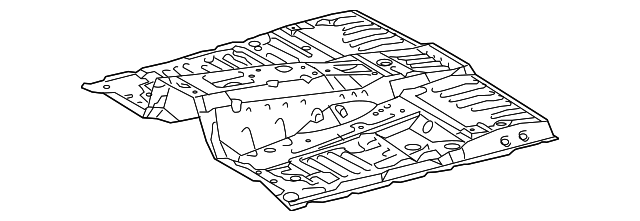 58111-60A60 FRONT FLOOR PAN