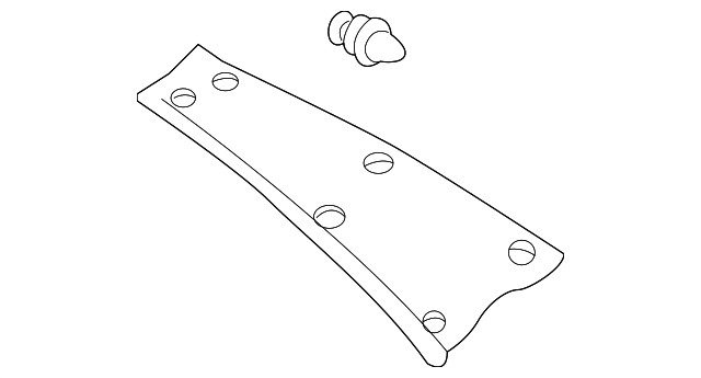 62470-02010-B0 Деталь UPPER QTR TRIM, RIGHT