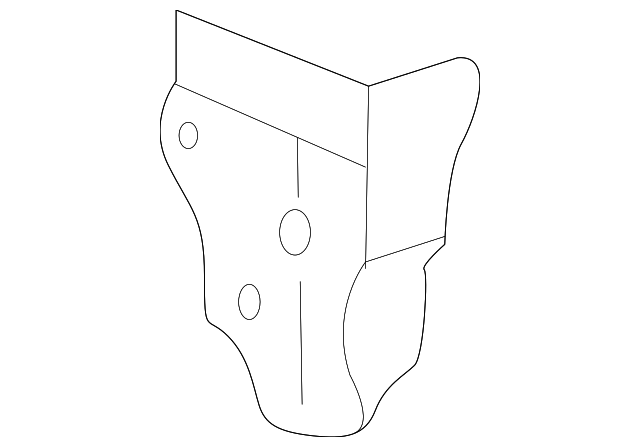 61641-02010 Деталь INNER WHEELHOUSE GUSSET, RIGHT