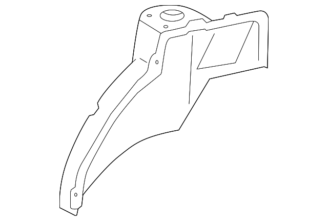 61607-02907 Деталь INNER WHEELHOUSE, RIGHT