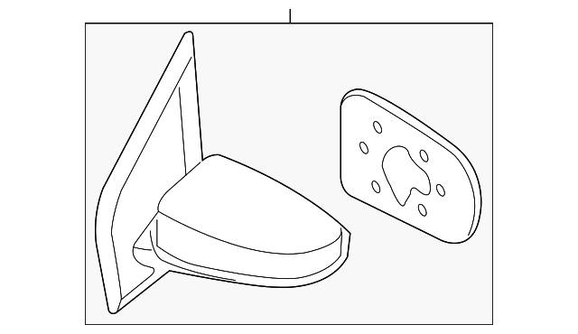 96301-ET01E Деталь MIRROR ASSY, RIGHT
