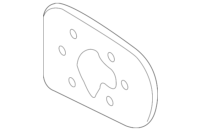 96302-ET04E Деталь MIRROR GLASS, LEFT