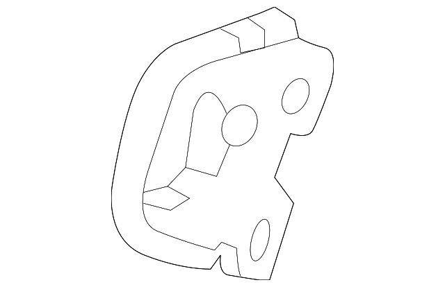 23119660 Деталь ARMREST BRACKET, RIGHT