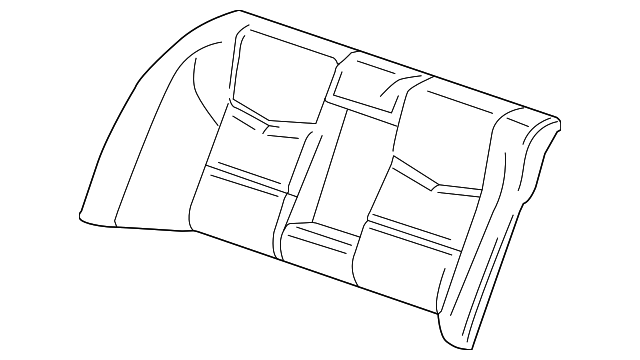 23291993 Деталь SEAT BACK COVER