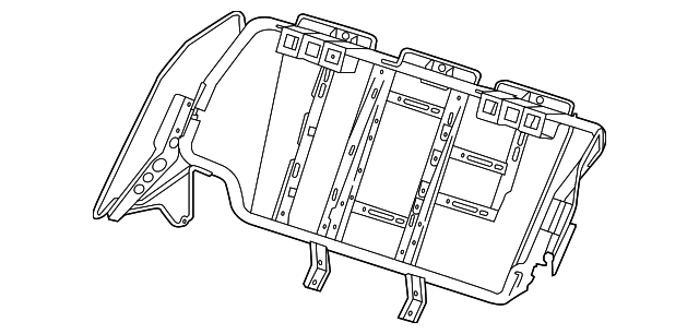 22784017 Деталь SEAT BACK FRAME