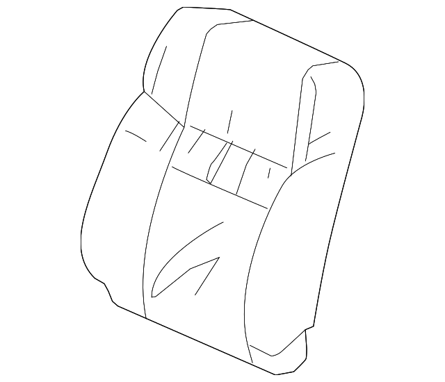 81521-T0G-A31ZB Деталь COVER, L. FR. SEAT-BACK TRIM *NH836L* (W