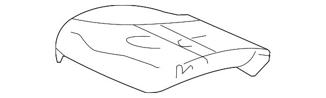 81531-T0G-A02ZD Деталь COVER, L. FR. SEAT CUSHION TRIM *YR449L*