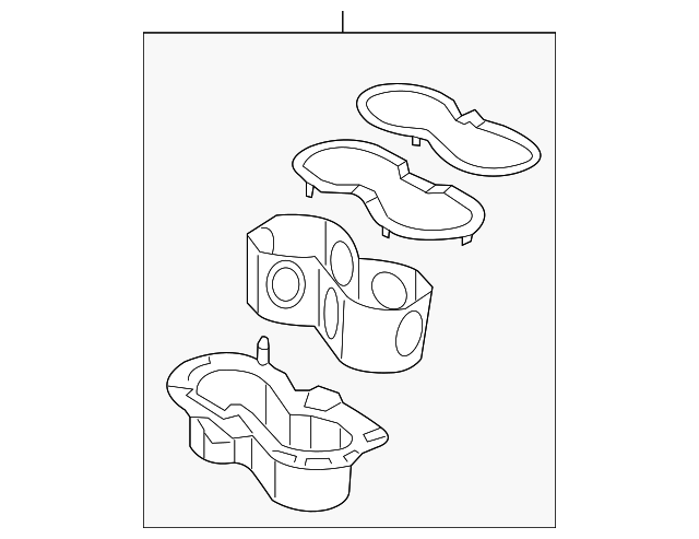 1TW51DX9AC Деталь CUP HOLDER