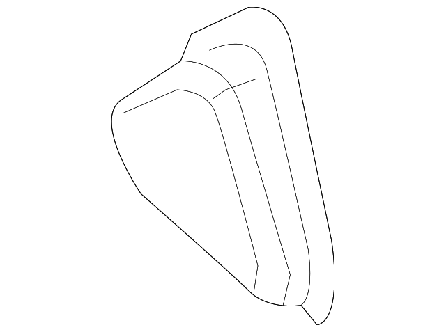1VV74DX9AE Деталь FRONT CONSOLE POCKET, RIGHT