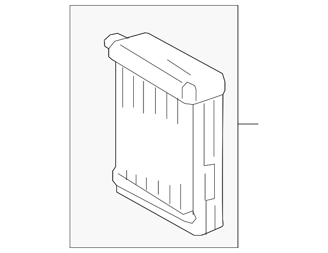 88501-50280 EVAPORATOR CORE