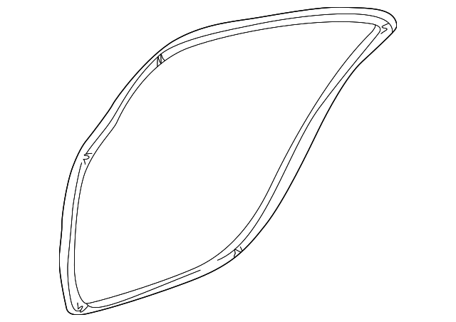 TE68MF1AG Деталь WEATHERSTRIP, RIGHT