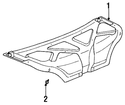 Avalon INTERIOR TRIM - TRUNK