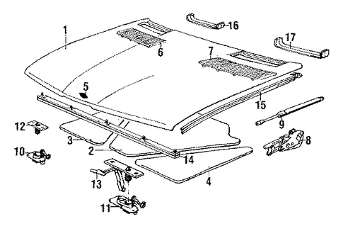528e HOOD & COMPONENTS
