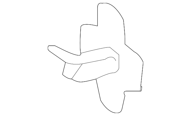 5103707AA Деталь SEAT BACK BRACKET, LEFT