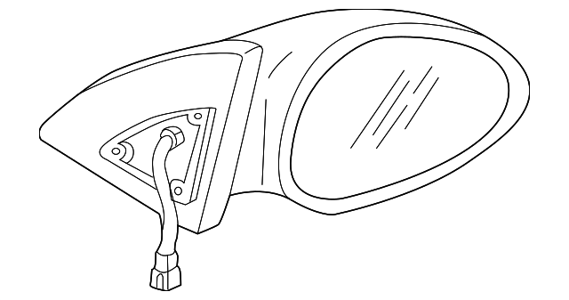 0K2SA-69120XX Деталь MIRROR ASSY, RIGHT