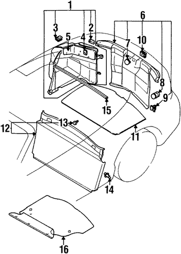 Eclipse INTERIOR TRIM - REAR BODY 2