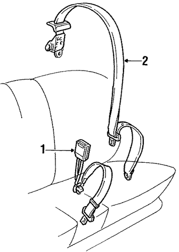 Passat REAR SEAT BELTS